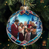 Custom Photo The Heart Of Christmas Is Family - Family Personalized Custom Ornament - Wood, Acrylic Custom Shaped - Christmas Gift For Family Members