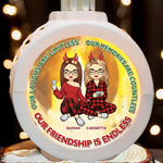 Custom Name Christmas Friendship Gifts for Women - Personalized Candlelight Lantern Ornament