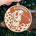 Custom Name Golf Gifts for Golf Lovers - Personalized Ornament