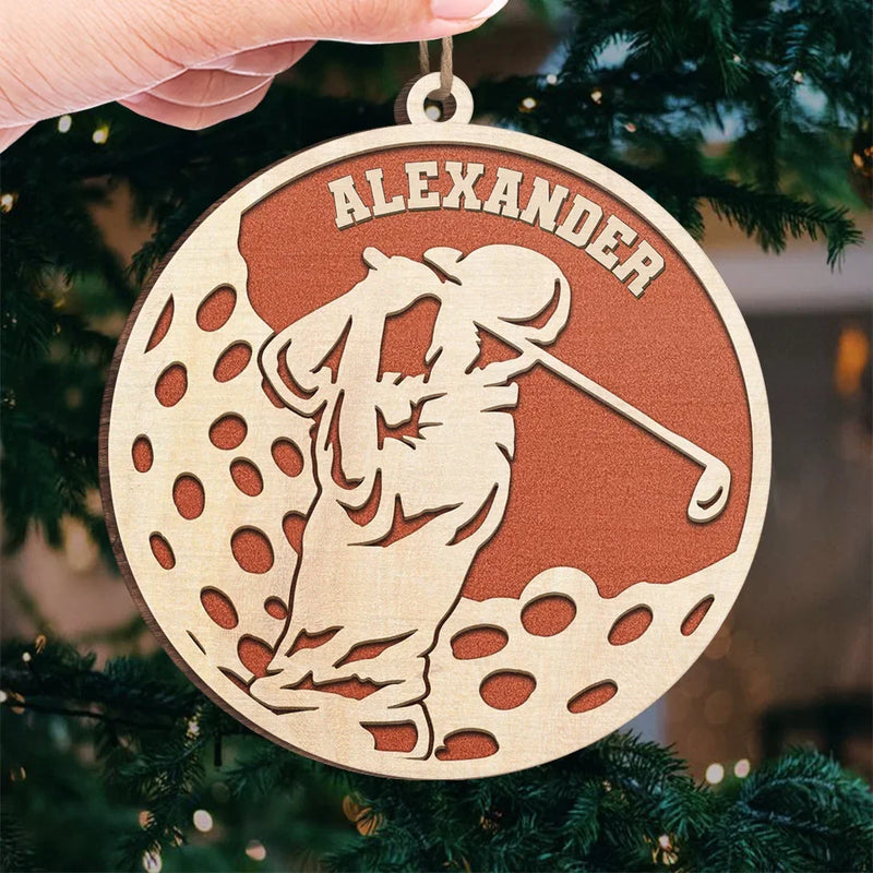 No Limits, No Excuses - Personalized Custom Ornament - Wood Custom Shaped - Christmas Gift For Sport Lovers, Sport Players