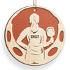 Never Say Never - Personalized Custom Ornament - Wood Custom Shaped - Christmas Gift For Sport Lovers, Sport Players