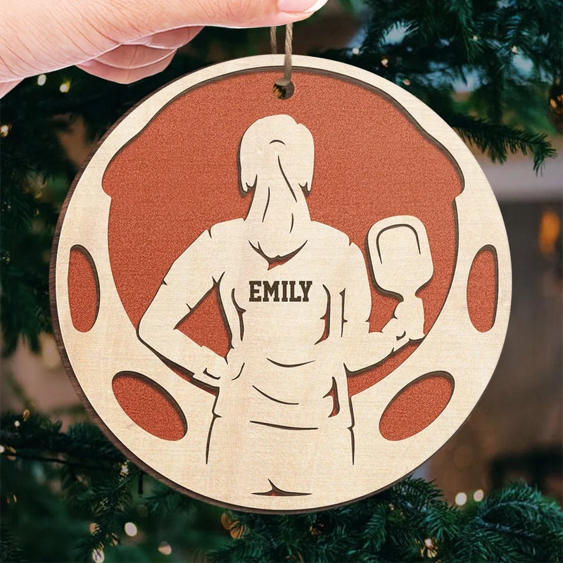 Never Say Never - Personalized Custom Ornament - Wood Custom Shaped - Christmas Gift For Sport Lovers, Sport Players
