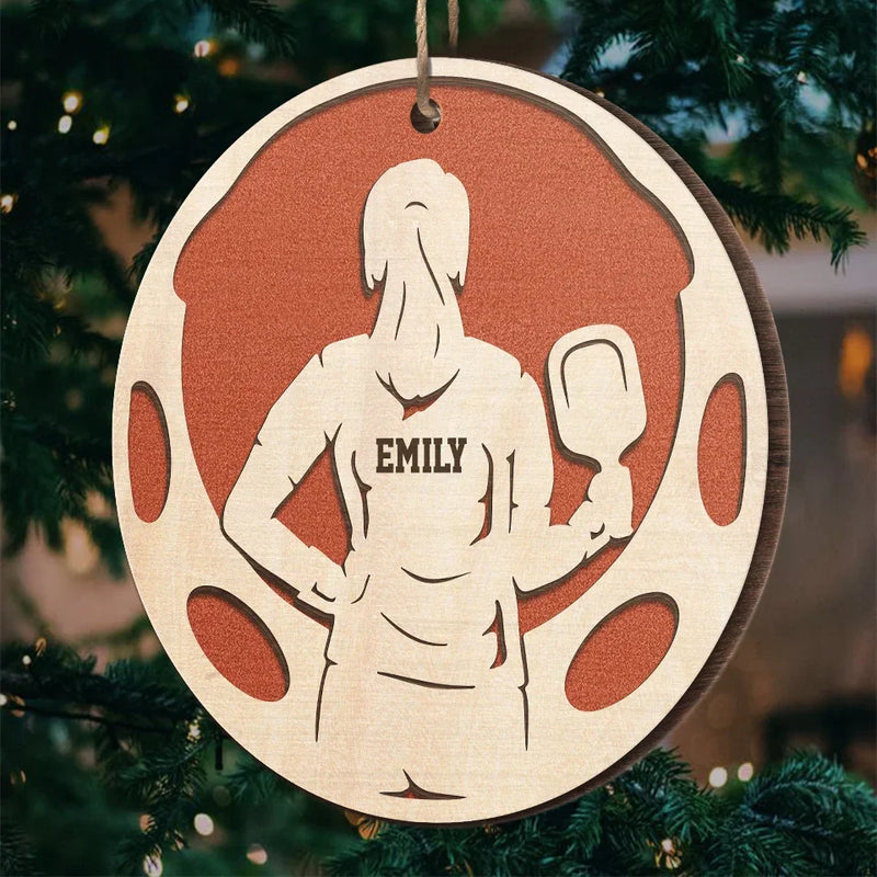 Never Say Never - Personalized Custom Ornament - Wood Custom Shaped - Christmas Gift For Sport Lovers, Sport Players