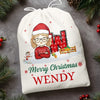 Merry Christmas - Personalized Custom Christmas Favor Bag - Christmas Gift For Kid