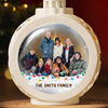 Custom Photo Family Is Everything - Family Personalized Custom Candlelight Lantern Ornament - Christmas Gift For Family Members
