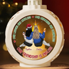If You Weren't Here, Christmas Won't Be The Same - Bestie Personalized Custom Candlelight Lantern Ornament - Christmas Gift For Best Friends, BFF, Sisters