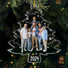 Custom Photo Side By Side, We Create Our Family Story - Family Personalized Custom Ornament - Acrylic Custom Shaped - Christmas Gift For Family Members