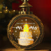 Our First Christmas Is The Sweetest Gift Of All - Couple Personalized Custom Candlelight Lantern Ornament - Christmas Gift For Husband Wife, Anniversary, First Christmas