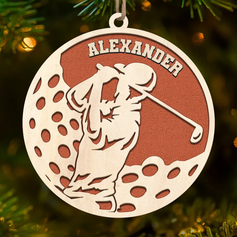 No Limits, No Excuses - Personalized Custom Ornament - Wood Custom Shaped - Christmas Gift For Sport Lovers, Sport Players