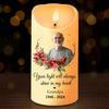 Custom Photo You Will Forever Be My Always - Memorial Personalized Custom LED Candle - New Arrival, Christmas Gift, Sympathy Gift For Family Members