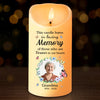 Custom Photo Loving You Forever - Memorial Personalized Custom LED Candle - New Arrival, Christmas Gift, Sympathy Gift For Family Members