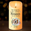 Custom Photo In Loving Memory Of A Loyal Friend - Memorial Personalized Custom LED Candle - Sympathy Gift, Christmas Gift For Pet Owners, Pet Lovers
