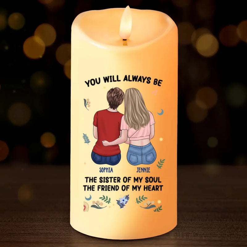 I Want To Share Every Moment With You - Bestie Personalized Custom LED Candle - Christmas Gift For Best Friends, BFF, Sisters