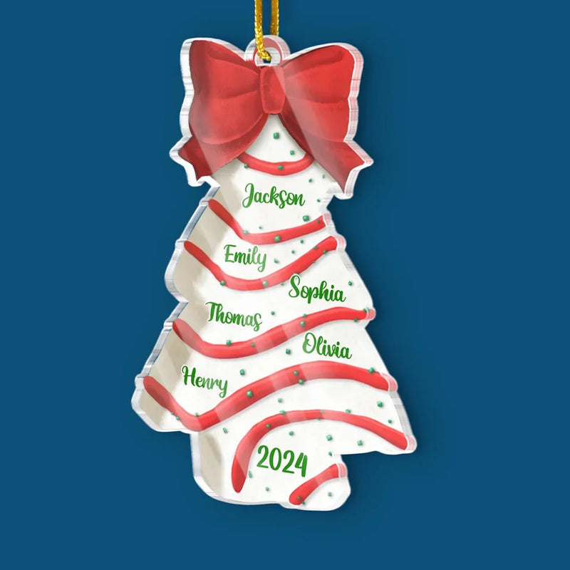 Every Family Has A Story And We Are Writing Ours - Family Personalized Custom Ornament - Acrylic Custom Shaped - Christmas Gift For Family Members
