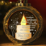 Custom Name Memorial Remembrance Gifts - Personalized Candlelight Lantern Ornament
