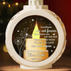 Goodbyes Are Not Forever, We Will Meet Again - Memorial Personalized Custom Candlelight Lantern Ornament - Sympathy Gift, Christmas Gift For Family Members