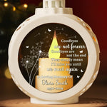 Custom Name Memorial Remembrance Gifts - Personalized Candlelight Lantern Ornament