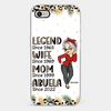 Promoted To Great Grandma - Family Personalized Custom Clear Phone Case - Gift For Mom, Grandma