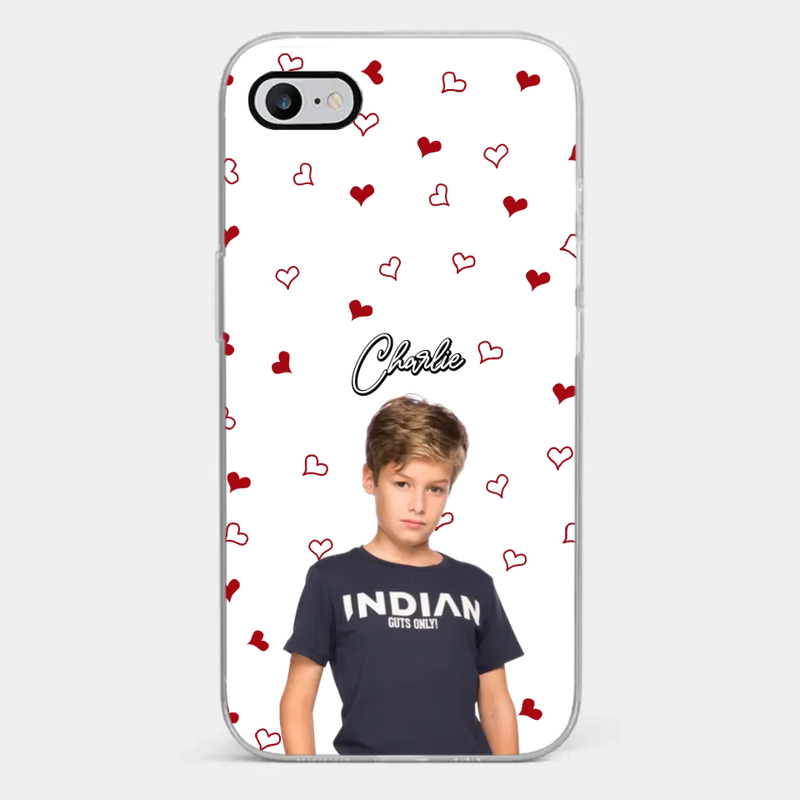 Custom Photo Love You So Much - Family Personalized Custom Clear Phone Case - Gift For Mom, Grandma