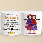 Custom Name Bad Influence Best Friend Gifts - Personalized Mugs