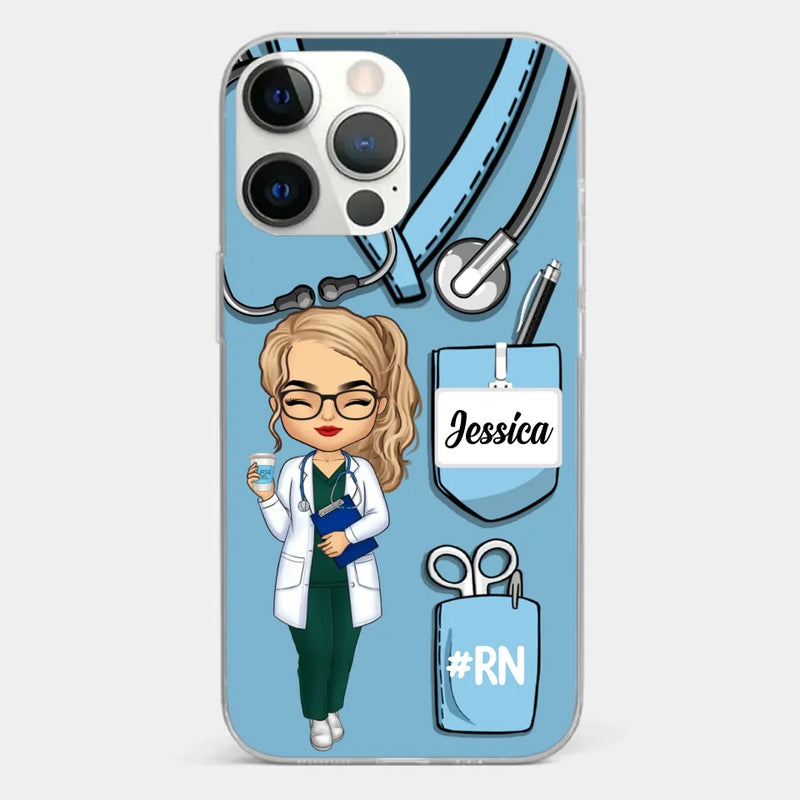 Custom Name Nurse Gifts for Women - Personalized Phone Case