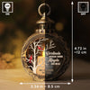 Cardinals Appear When Angels Are Near - Memorial Personalized Custom Candlelight Lantern Ornament - Sympathy Gift, Christmas Gift For Family Members