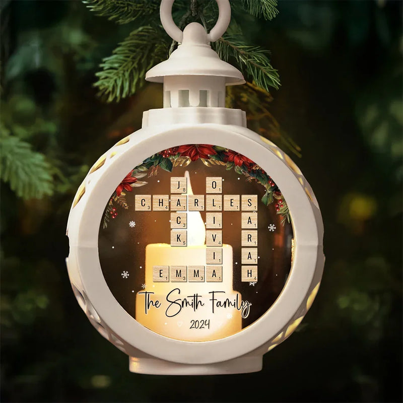 Family Is Forever, Bonded By Love - Family Candlelight Lantern Ornament - Christmas Gift For Family Members
