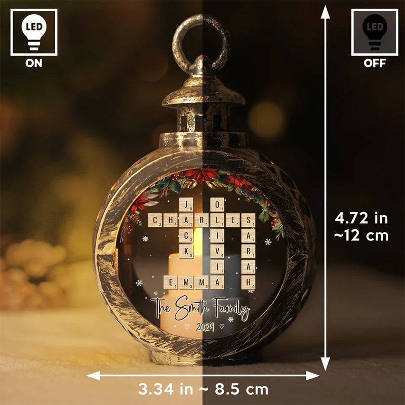 Family Is Forever, Bonded By Love - Family Candlelight Lantern Ornament - Christmas Gift For Family Members