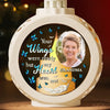 Custom Photo The Song Is Ended, But The Melody Lingers On - Memorial Personalized Custom Candlelight Lantern Ornament - Sympathy Gift, Christmas Gift For Family Members