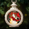Your Love Surrounds Us - Memorial Personalized Custom Candlelight Lantern Ornament - Sympathy Gift, Christmas Gift For Family Members