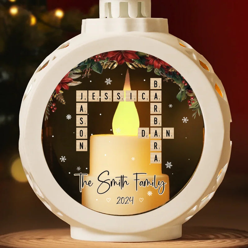 Family Is Forever, Bonded By Love - Family Candlelight Lantern Ornament - Christmas Gift For Family Members