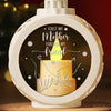 A Mother Is Your Forever Friend - Family Personalized Custom Candlelight Lantern Ornament - Christmas Gift For Mom, Grandma