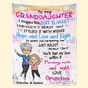 Love Always Wraps You In Warmth - Family Personalized Custom Blanket - Christmas Gift For Grandma, Grandkid