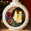 Will Celebrate Christmas With You No Matter What - Memorial Personalized Custom Candlelight Lantern Ornament - Christmas Gift, Sympathy Gift For Pet Owners, Pet Lovers