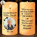 Custom Photo Memorial Light Decor - Personalized LED Candle