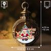 Custom Photo Love Grows With Every Little Moment - Family Personalized Custom Candlelight Lantern Ornament - Christmas Gift For Baby Kids, Newborn Baby, First Christmas