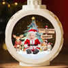 Custom Photo Love Grows With Every Little Moment - Family Personalized Custom Candlelight Lantern Ornament - Christmas Gift For Baby Kids, Newborn Baby, First Christmas