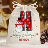 Merry Christmas - Personalized Custom Christmas Favor Bag - Christmas Gift For Family Members