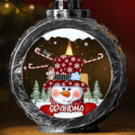 Custom Name Christmas Family Gifts - Personalized Candlelight Lantern Ornament
