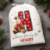 Custom Photo A Little Miracle Has Arrived - Personalized Custom Christmas Favor Bag - Christmas Gift For Kid