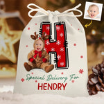 Custom Photo Christmas Gifts for Babies - Personalized Favor Bag