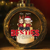 We’re A Vibe - Bestie Personalized Custom Candlelight Lantern Ornament - Christmas Gift For Best Friends, BFF, Sisters
