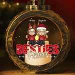 Custom Name Christmas Besties Gifts for Women - Personalized Candlelight Lantern Ornament
