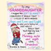 Grandma’s Hug Is The Best Therapy - Family Personalized Custom Blanket - Christmas Gift For Grandma, Grandkid