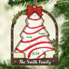 Every Christmas Tree Is A Treasure Trove Of Memories - Family Personalized Custom Ornament - Wood Custom Shaped - Christmas Gift For Family Members