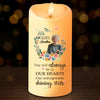 Custom Photo Our Unforgettable Shining Star - Memorial Personalized Custom LED Candle - Sympathy Gift, Christmas Gift For Family Members