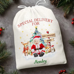 Custom Photo Baby's First Christmas Gifts - Personalized Favor Bag