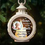 Custom Photo Memorial Gifts - Personalized Candlelight Lantern Ornament