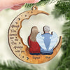 Our Hearts Will Hold You Close - Memorial Personalized Custom Ornament - Wood Custom Shaped - Sympathy Gift, Christmas Gift For Family Members