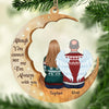 Our Hearts Will Hold You Close - Memorial Personalized Custom Ornament - Wood Custom Shaped - Sympathy Gift, Christmas Gift For Family Members